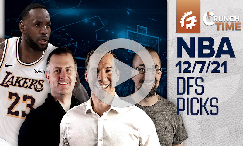 NBA Crunch Time - DFS Pre-Lock Show: 12/7/21