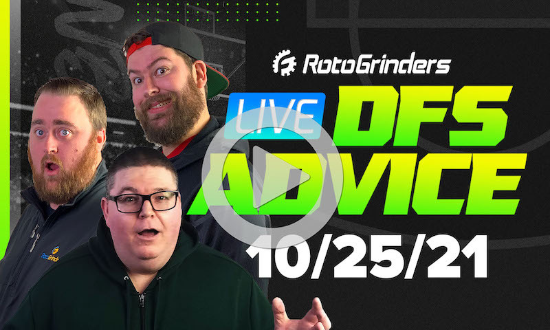GrindersLive - 10/25/21 NBA DFS Picks & Strategy