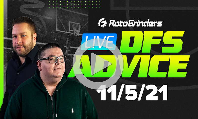 GrindersLive - 11/5/21 NBA DFS Picks & Strategy