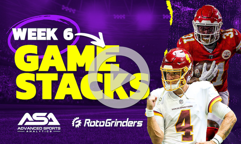 NFL Week 6 GPP Stacks: Advanced Sports Analytics Show