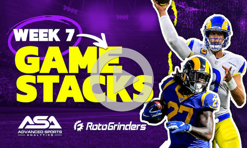 NFL Week 7 GPP Stacks: Advanced Sports Analytics Show
