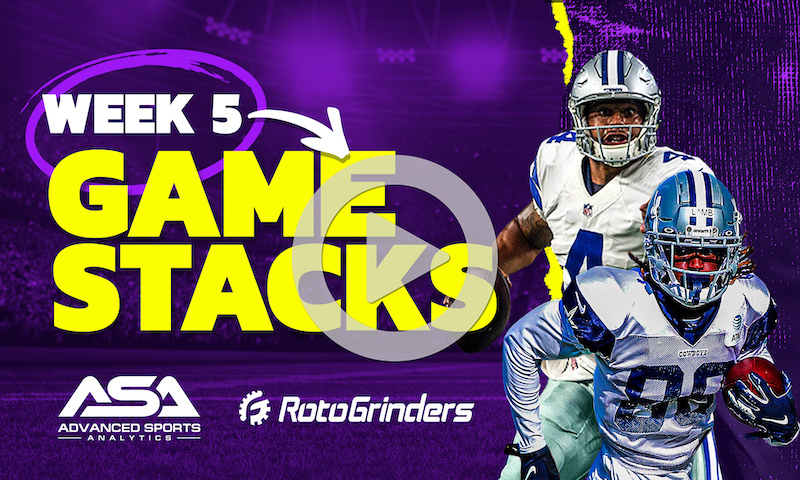 NFL Week 5 GPP Stacks: Advanced Sports Analytics Show
