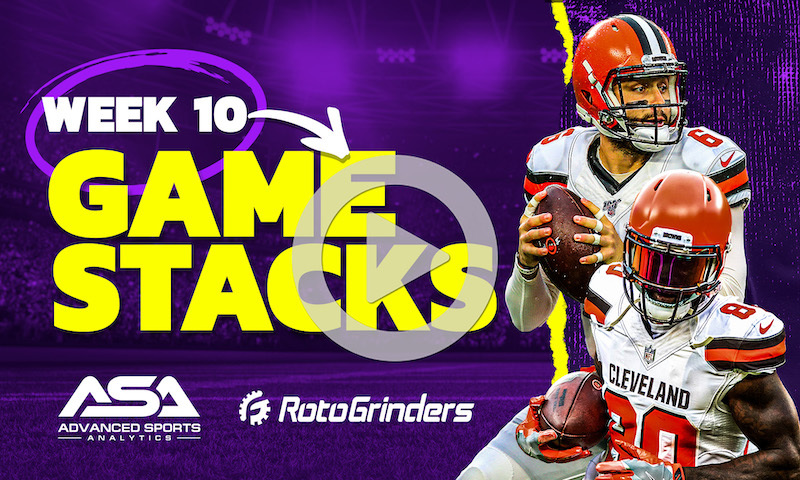 NFL Week 10 GPP Stacks: Advanced Sports Analytics Show