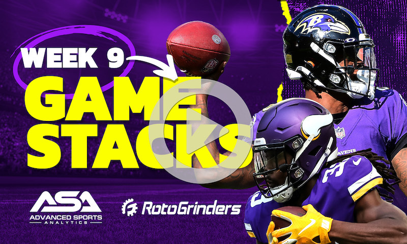 NFL Week 9 GPP Stacks: Advanced Sports Analytics Show