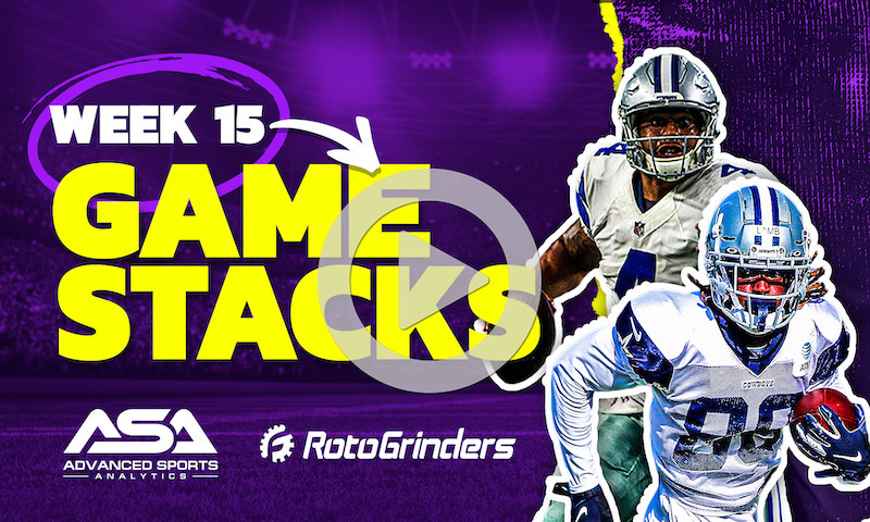 NFL Week 15 GPP Stacks: Advanced Sports Analytics Show