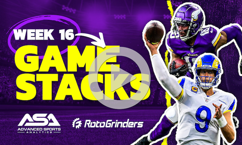 NFL Week 16 GPP Stacks: Advanced Sports Analytics Show