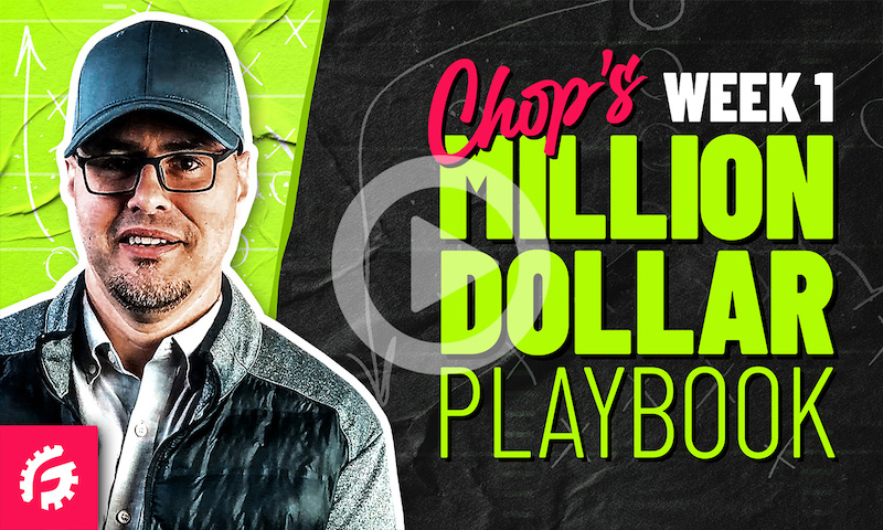 HeadChopper's Premium $1M Playbook: NFL Week 1