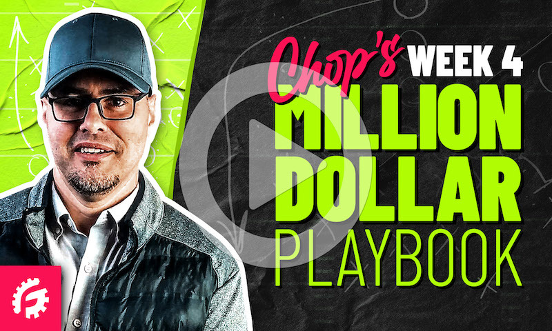 HeadChopper's Premium $1M Playbook: NFL Week 4