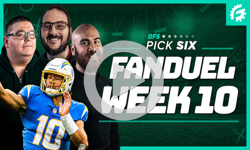 NFL Week 10 - FanDuel DFS Pick 6 Show