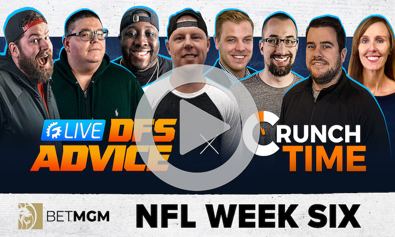GrindersLive - Week 6 NFL DFS Picks & Strategy