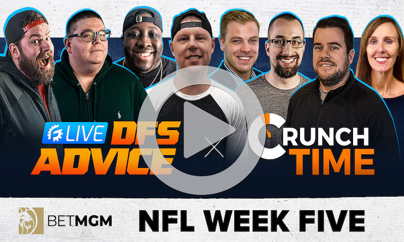 GrindersLive - Week 5 NFL DFS Picks & Strategy
