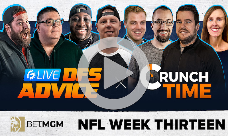 GrindersLive - Week 13 NFL DFS Picks & Strategy