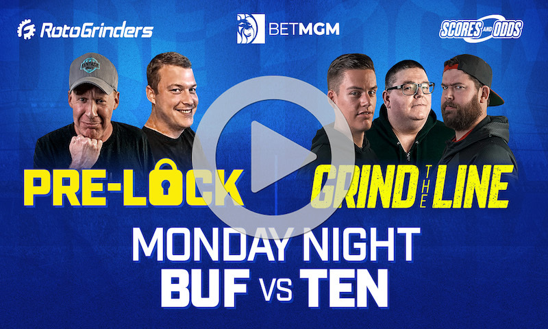 NFL Week 6 Monday Night Football Pre-Lock & Live Betting Show: BUF vs TEN