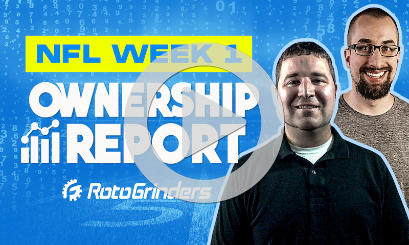 NFL Week 1 DFS Ownership Report