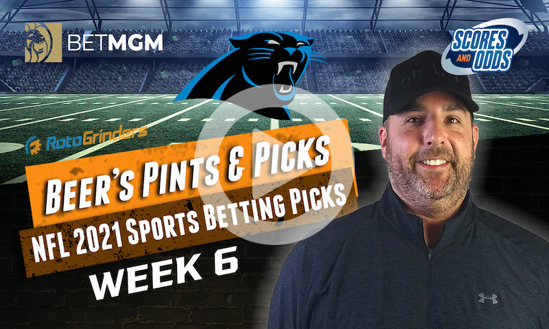 NFL Week 6 Sports Bets Presented by BetMGM | Pints & Picks
