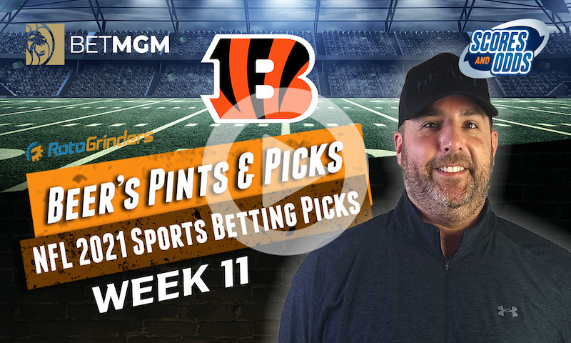 NFL Week 11 Sports Bets Presented by BetMGM | Pints & Picks