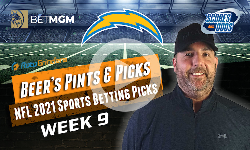 NFL Week 9 Sports Bets Presented by BetMGM | Pints & Picks