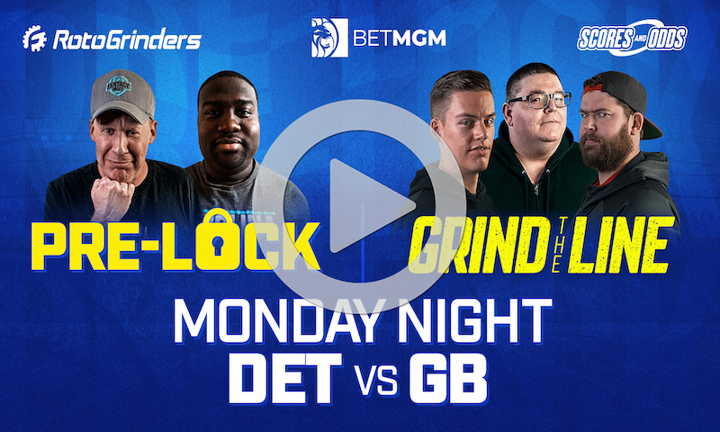 NFL Week 2 Monday Night Football Pre-Lock & Live Betting Show: DET vs GB