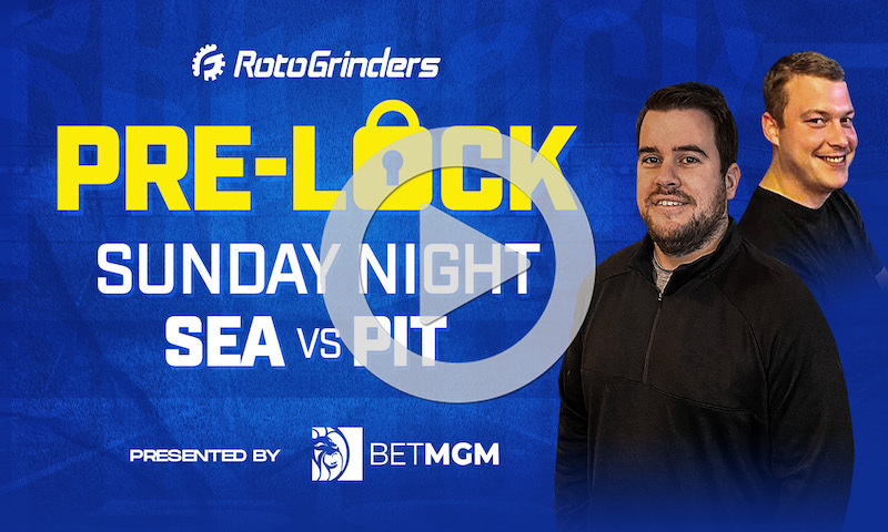 NFL Week 6 Sunday Night Football Pre-Lock Show: SEA vs PIT