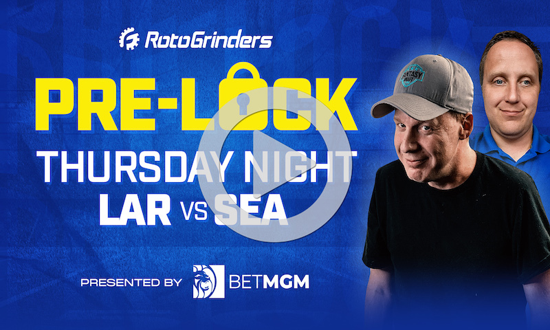 NFL Week 5 Thursday Night Football Pre-Lock Show: LAR vs SEA