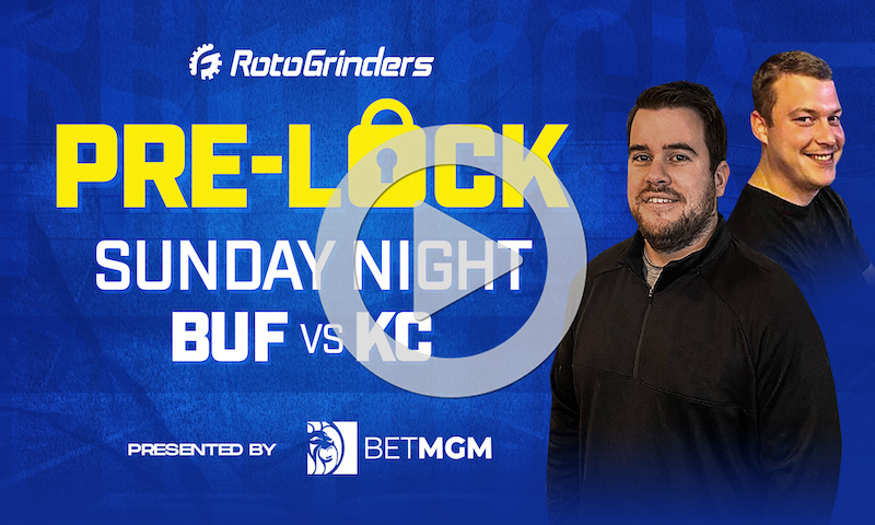 NFL Week 5 Sunday Night Football Pre-Lock Show: BUF vs KC