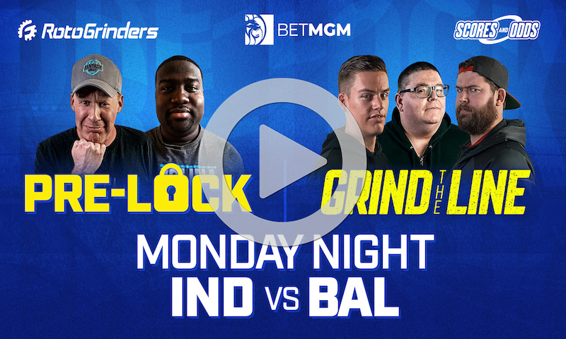 NFL Week 5 Monday Night Football Pre-Lock & Live Betting Show: IND vs BAL