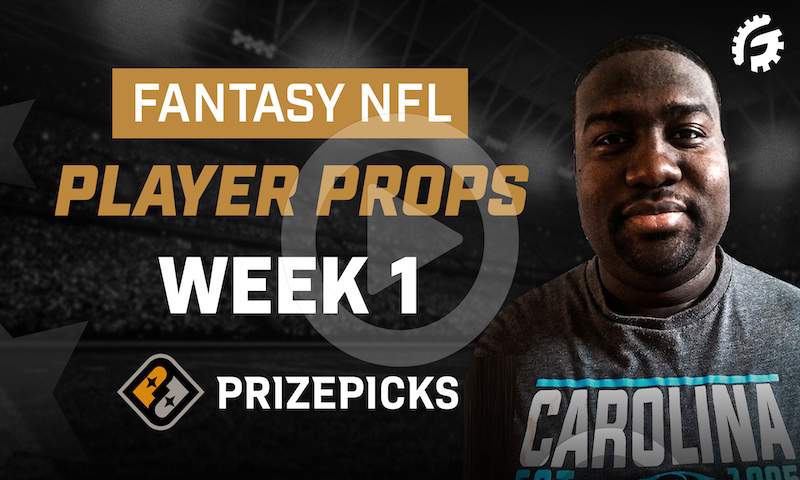 NFL Fantasy Player Props for PrizePicks - Week 1