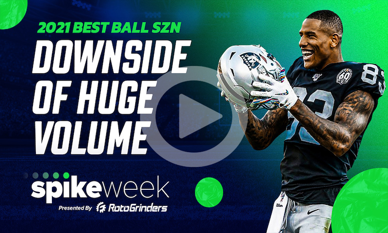 Downside of Huge Volume - Spike Week: NFL Best Ball Strategy & Analysis
