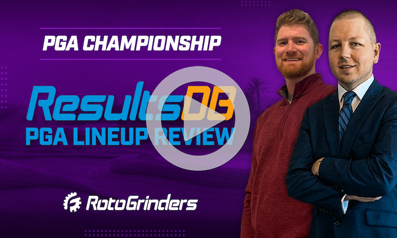 PGA DraftKings Picks and ResultsDB Review - PGA Championship