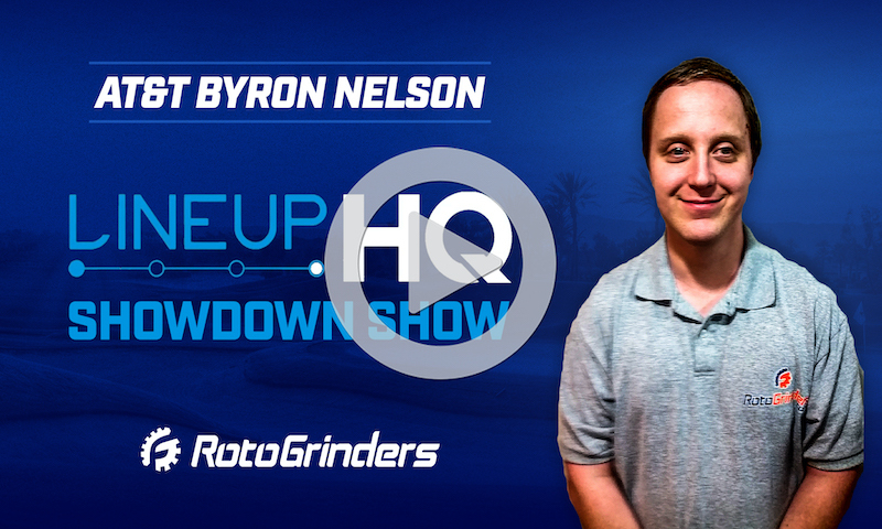 Premium PGA Final Round Showdown Lineup Builder: AT&T Byron Nelson