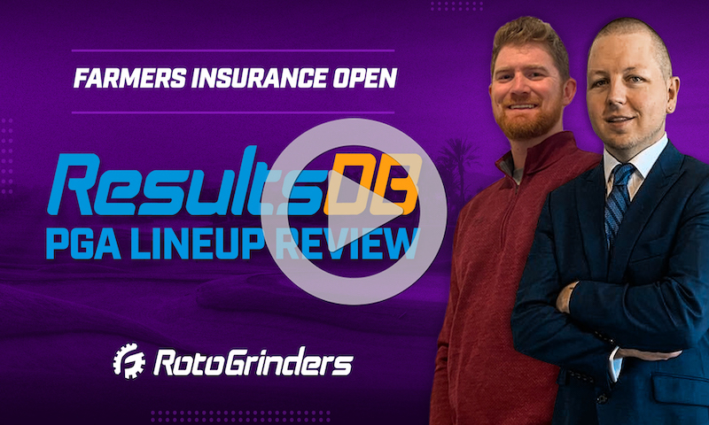 PGA DraftKings Picks and ResultsDB Review - Farmers Insurance Open