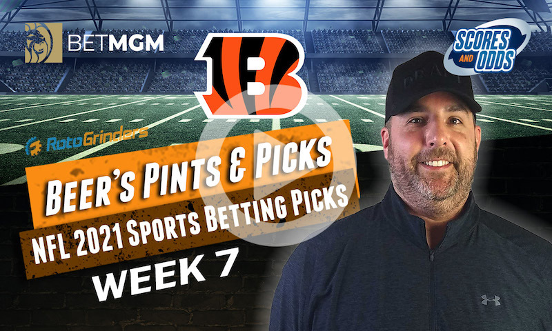 NFL Week 7 Sports Bets Presented by BetMGM | Pints & Picks