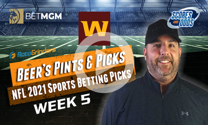 NFL Week 5 Sports Bets Presented by BetMGM | Pints & Picks