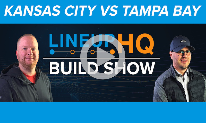 Premium NFL LineupHQ Build Show: Chiefs/Buccaneers