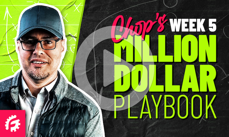 HeadChopper's Premium $1M Playbook: NFL Week 5