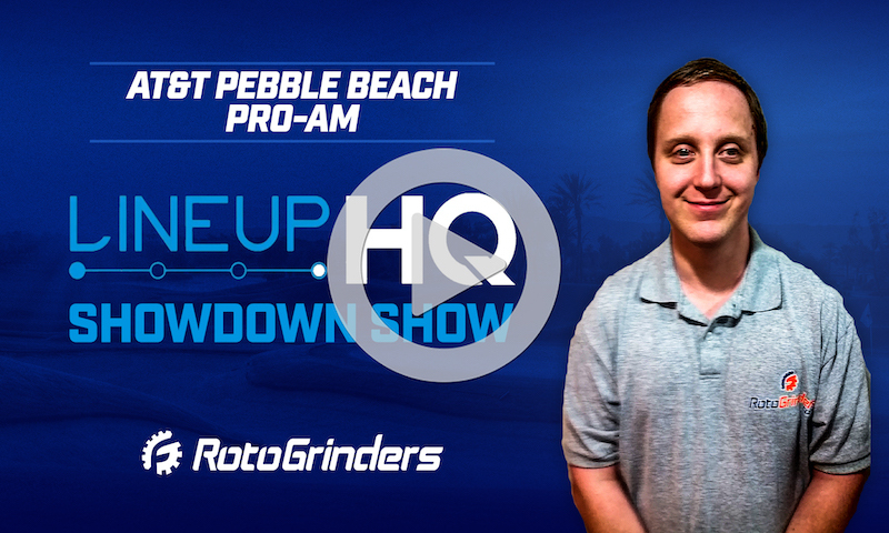 Premium PGA Final Round Showdown Lineup Builder: AT&T Pebble Beach Pro-Am