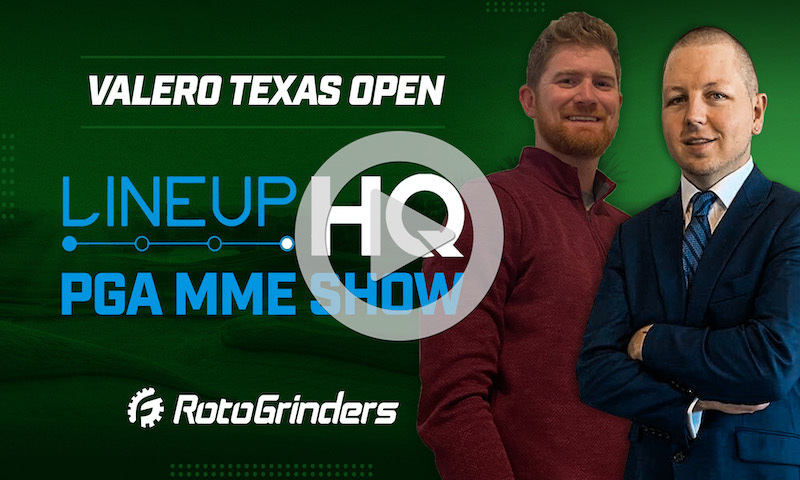 PGA LineupHQ Strategy Build Show - Valero Texas Open