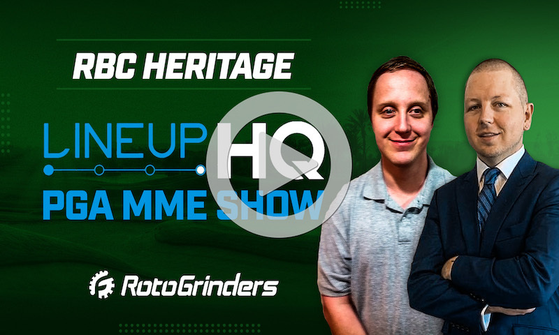 PGA LineupHQ Strategy Build Show - RBC Heritage