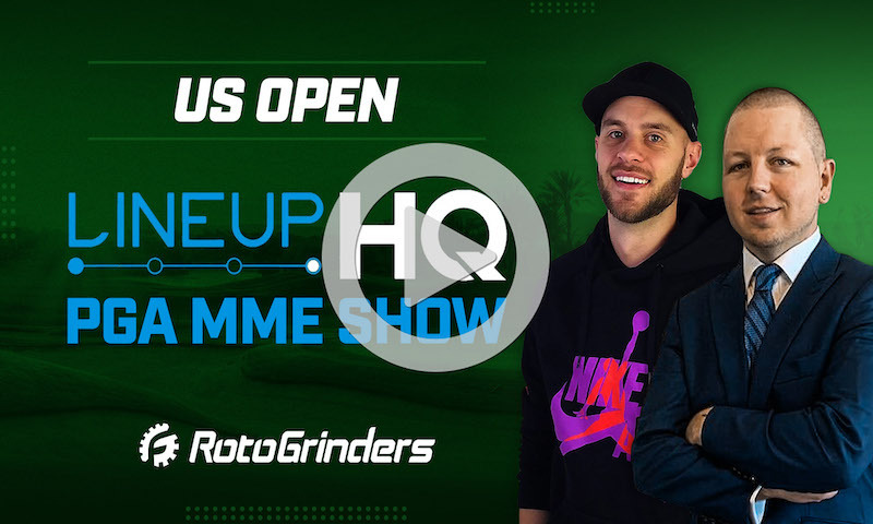 PGA LineupHQ Build Show - US Open