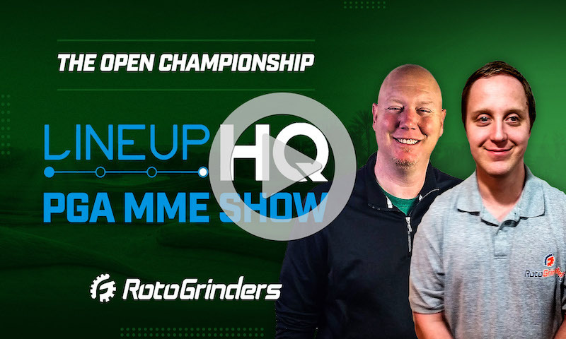 FREE THIS WEEK: PGA LineupHQ Build Show - The Open