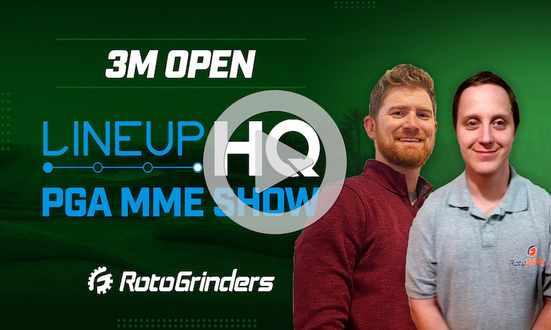 PGA LineupHQ Build Show - 3M Open