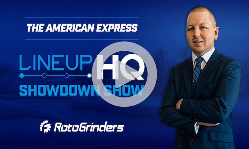 Premium PGA Final Round Showdown Lineup Builder: The American Express
