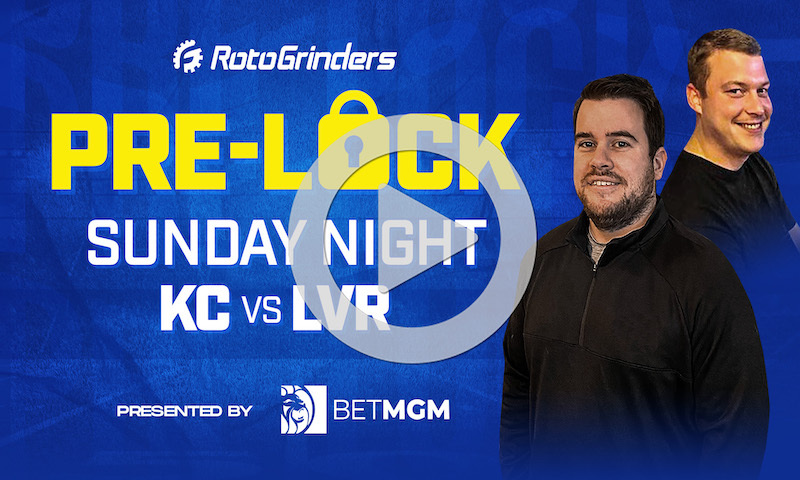 NFL Week 10 Sunday Night Football Pre-Lock Show: KC vs LVR