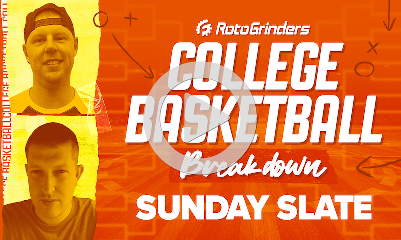 Premium College Basketball DFS Show - Sunday Slate