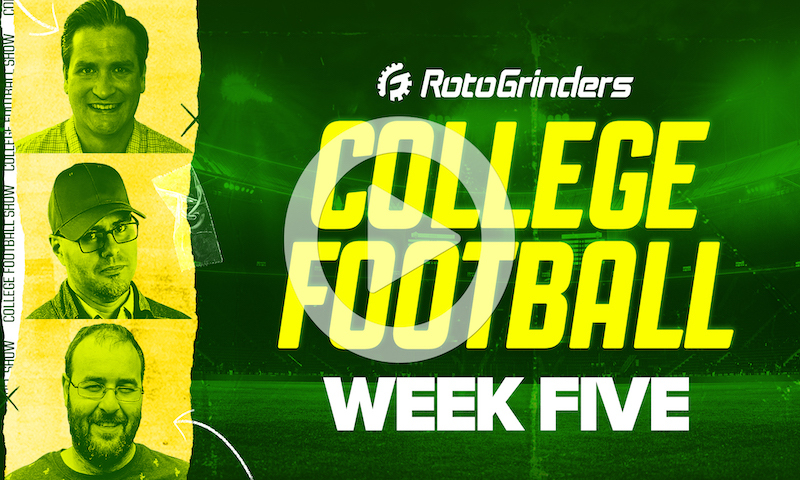 Premium College Football DFS Roundtable - Week 5