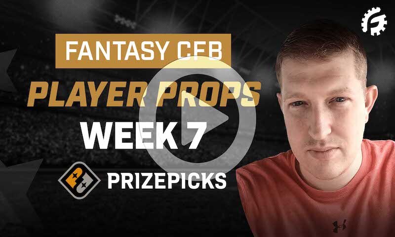 CFB Player Props on PrizePicks - Week 7