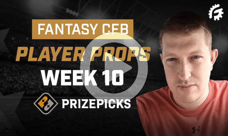 CFB Player Props on PrizePicks - Week 10