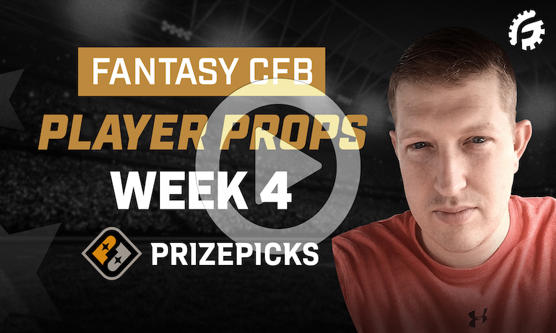CFB Player Props on PrizePicks - Week 5