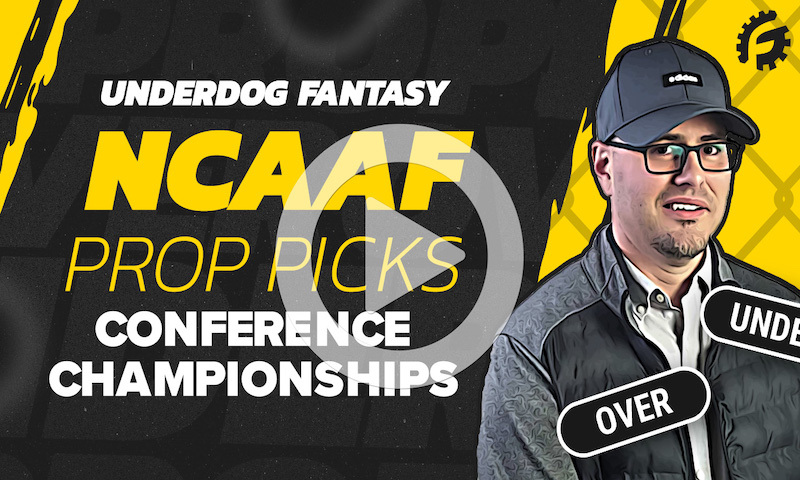 CFB Player Props on Underdog - Conference Championships