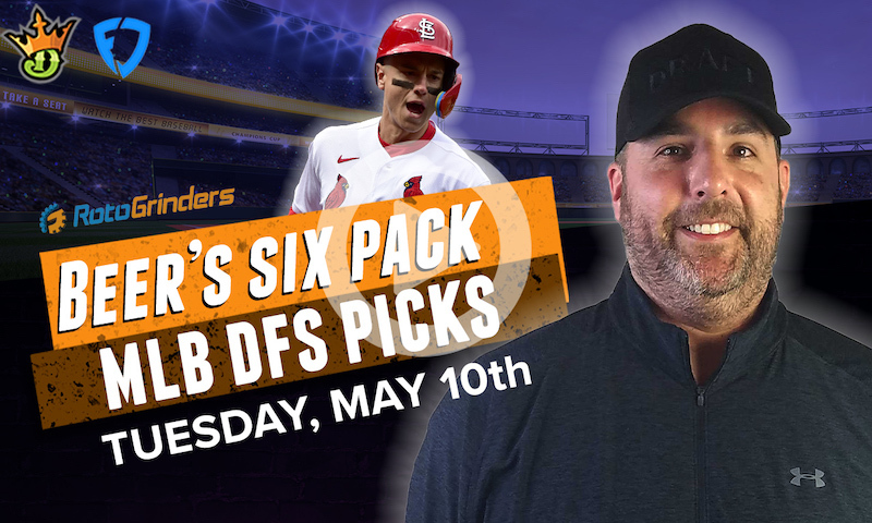 DraftKings and FanDuel MLB Six-Pack: Tuesday, 5/10/22